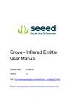 Grove - Infrared Emitter User Manual