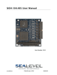 3543 User Manual - Sealevel Systems, Inc