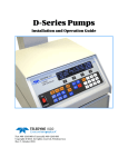 DSeries Syringe Pumps Ethernet USB User Manual