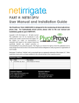 PART #: NETB13PIV User Manual and Installation Guide