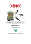 arm-usb-ocd-h, arm-usb-ocd user`s manual