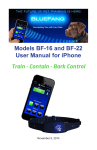 Models BF-16 and BF-22 User Manual for iPhone