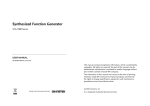 Synthesized Function Generator