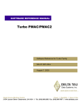 Turbo PMAC/PMAC2 Software Reference Manual