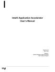 Intel® Application Accelerator User`s Manual