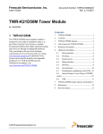 TWR-K21D50M Tower Module User`s Guides