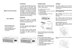 Media Converter Chassis User`s Manual