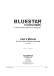 BLUESTAR® FORENSIC MAGNUM user`s manual