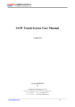 SAW Touch Screen User Manual - Leadingtouch Technology Co., Ltd.