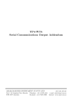 TP4-WT4 Serial Communications Output Addendum