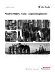 PowerFlex 700 Drive - Frame 7 Components Replacement