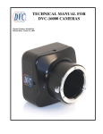 TECHNICAL MANUAL FOR DVC-16000 CAMERAS