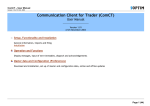 Communication Client for Trader (ComCT)