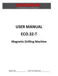 USER MANUAL ECO.32-T EUROBOOR - t-m.kz