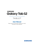 Samsung Galaxy Tab S2 User Manual