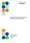 BreezeMAX Extreme BTS and CPE Software Upgrade