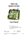 PMDX-106 USer`s Manual, Revision 0.3