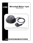 Mirrorball Motor 1rpm