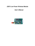 JZ873 Low Power Wireless Module User`s Manual
