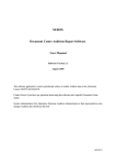 XEROX Document Centre Auditron Report Software User Manual