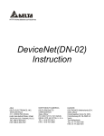 DeviceNet(DN-02) Instruction