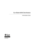 Sun Blade 6000 Disk Module Administration Guide
