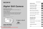 Sony Cyber-shot DSC-P43 User Guide Manual pdf