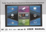 Fully Touch Screen Headrest Entertainment System