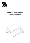 Valor™ 7000 Series - Ohaus Corporation