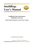 IntelliRegs User`s Manual - Process Data Control Corp.