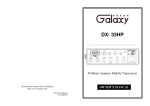 DX 33HP manual - Galaxy Radios