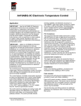 A419ABG-3C Electronic Temperature Control Installation Instructions