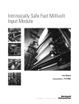 1771-6.5.119, Intrinsically Safe Fast MillivoltInput Module User Manual