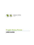 User Guide - African Development Bank Fragile States Portal
