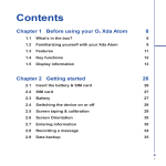 O2 Xda Atom User Manual (English)