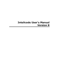 Intelicode User`s Manual Version 8