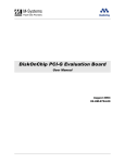User Manual: DiskOnChip PCI-G Evaluation Board - Digi-Key