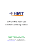 Ture Wave Voice Edit User Manual