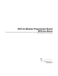 RSC-4x Module Programmer Board