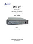 OM12-SFP Manual