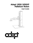 Adept 1850/1850XP Palletizer Robot User`s Guide