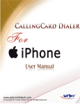 iPhone Calling Card Dialer