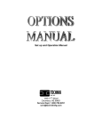 OPTIONS MANUAL - Technik Mfg., Inc.