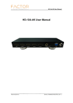 HD-1X4-4K User Manual