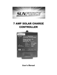 7 Amp Solar Charge Controller