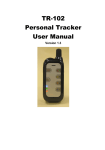 TR-102 Personal Tracker User Manual