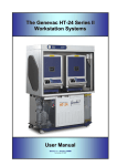 The Genevac HT-24 Series II Workstation Systems User Manual