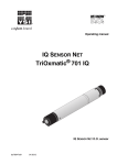 IQ SensorNet TriOxmatic 701 Sensor User Manual