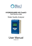 HG-TotalCl User Manual - Blue I Water Technologies