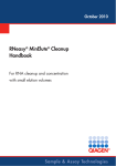 RNeasy® MinElute® Cleanup Handbook